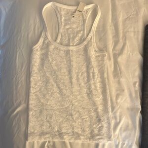 Aerie White Lace Tank